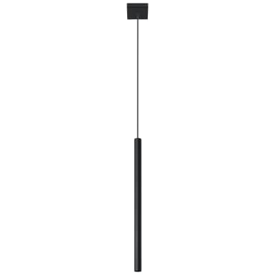 Suspension tube en métal, noir L: 8cm