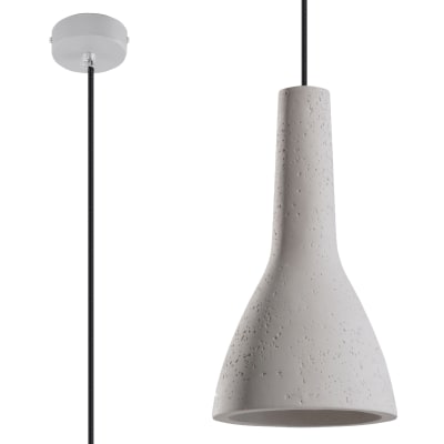 Suspension Béton Gris E27 1 Empoli