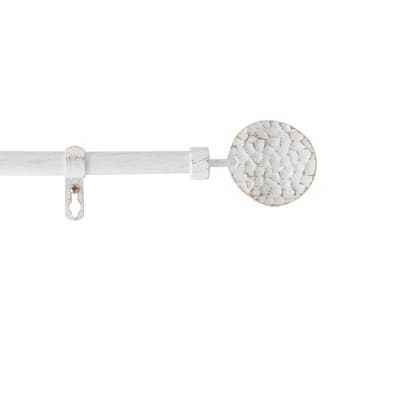 Kit tringle extensible patine blanc/or 120 à 210cm
