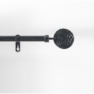Kit tringle extensible patine noir/argent 120 à 210cm
