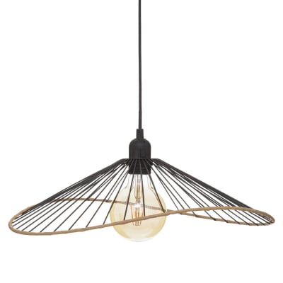 Suspension métal noir D45cm