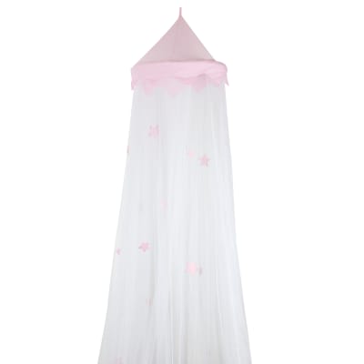 Ciel de lit moustiquaire bébé  Rose