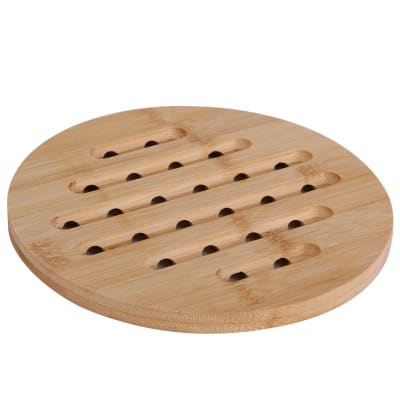 Dessous de plat rond en bambou D19cm
