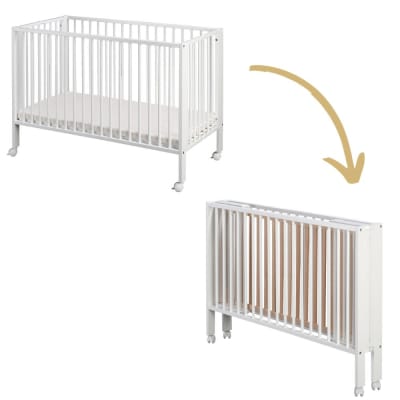 Lit d'appoint pliable Jori White (120 x 60 cm)