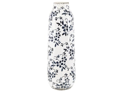 Vase à fleurs 35 cm grès blanc