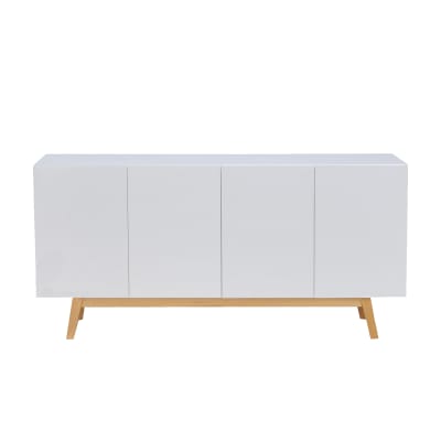 Bahut home 4 portes 2 tiroirs / blanc