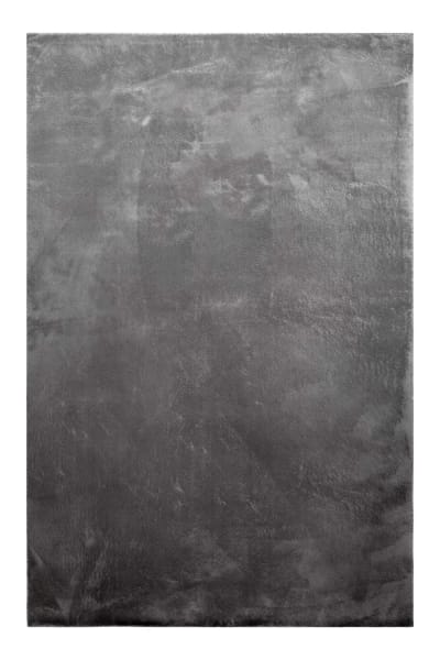 Tapis tufté mèches rases gris anthracite 160x225