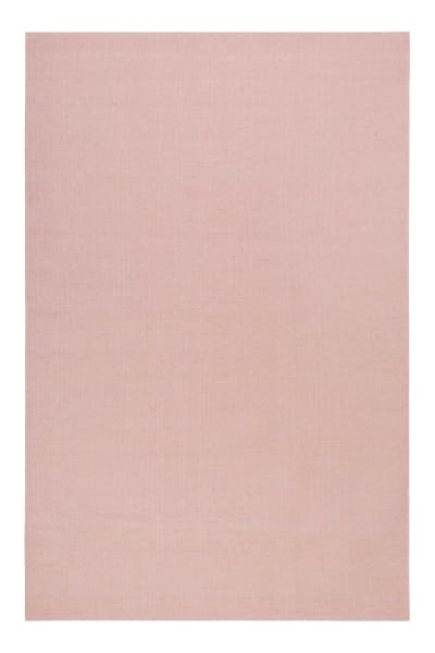 Tapis tissé main pure laine vierge rose 200x290