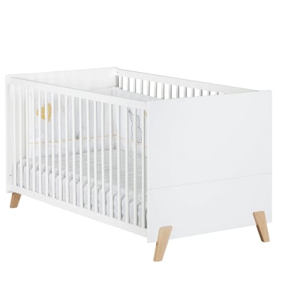 Lit bébé évolutif Little Big Bed Joy naturel (70 x 140 cm)