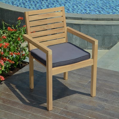 Coussin gris pour fauteuils fixes