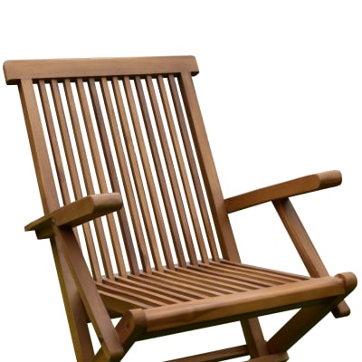 Lot de 2 fauteuils en teck