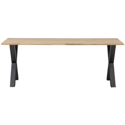 Table à manger en bois de chêne 6-8 personnes ø220 cm