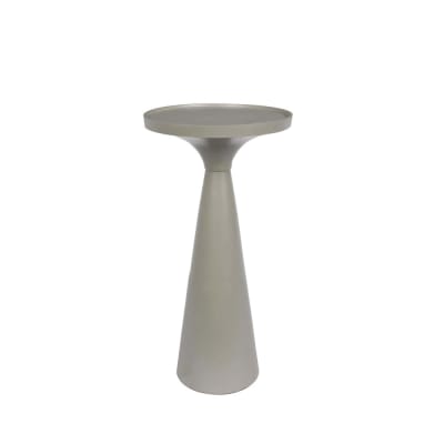 Table d'appoint en métal ø28cm - Gris