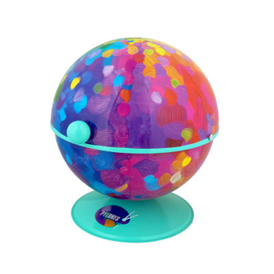 Boule à sucre  multicolore métal 13 x 13 x 14 cm