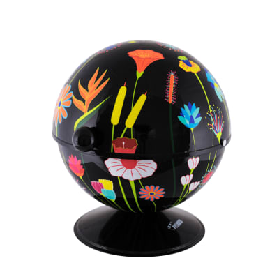 Boule à sucre  noir métal 13 x 13 x 14 cm