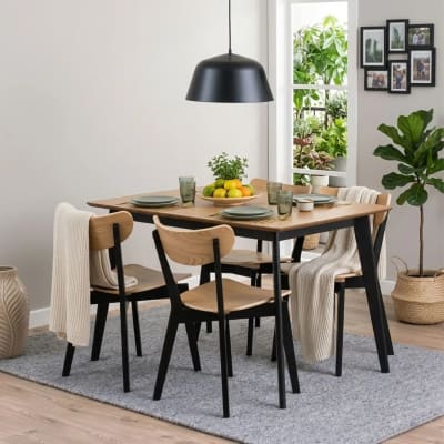 Table rectangulaire en bois l120