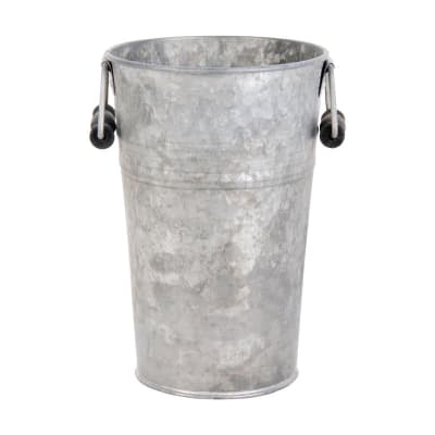 Vase en zinc patiné de 21 cm