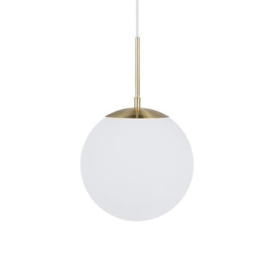 Suspension en laiton élégant et minimaliste avec sphère Ø25cm