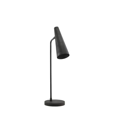 Lampe à poser en laiton noir