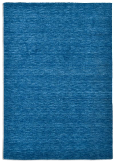 Tapis salon - tissé main - 100% laine naturelle - bleu 040x060 cm