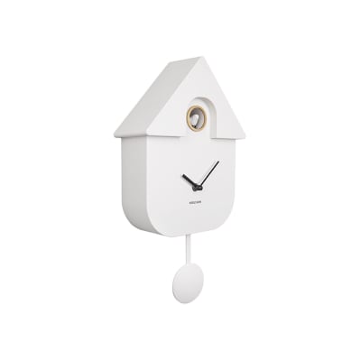 Horloge murale thermoplastique blanc 41x8,5x21,5cm