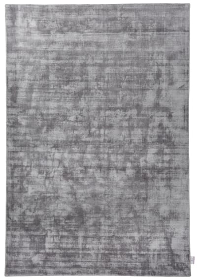 Tapis élégant doux et brillant en viscose Gris 160x230