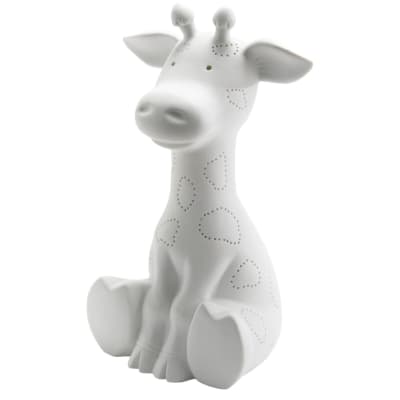 Lampe à poser girafe en porcelaine