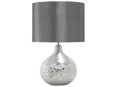Lampe à poser porcelaine gris