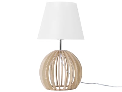 Lampe à poser marronblanc