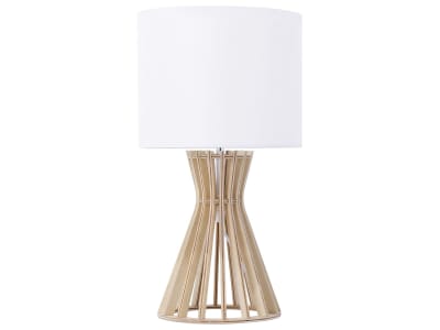 Lampe à poser marronblanc