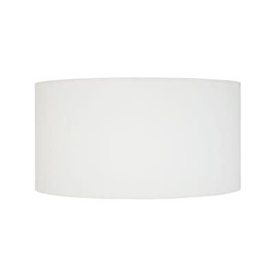 Abat-jour pour lampe tissu blanc