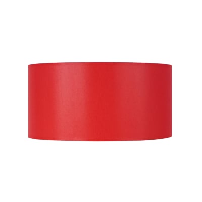 Abat-jour pour lampe tissu rouge