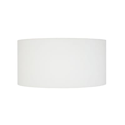 Abat-jour pour lampe tissu blanc