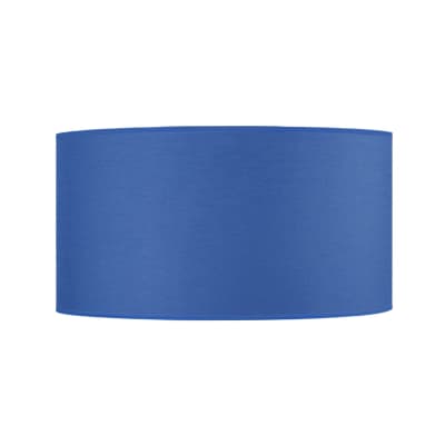 Abat-jour pour lampe tissu bleu
