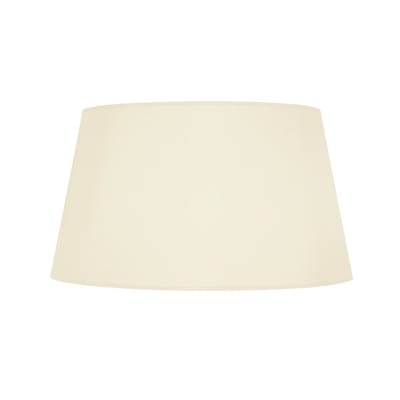 Abat-jour tambour pour lampe tissu crème