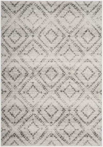 Tapis moderne en polypropylène gris, 183 x 274 cm
