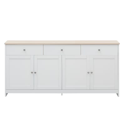 Bureau pliant d'angle rustique style industriel 120x120cm