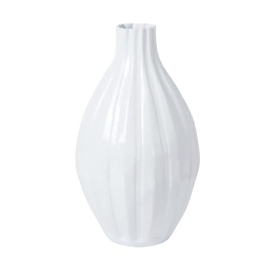 Vase décoratif en fer blanc h37