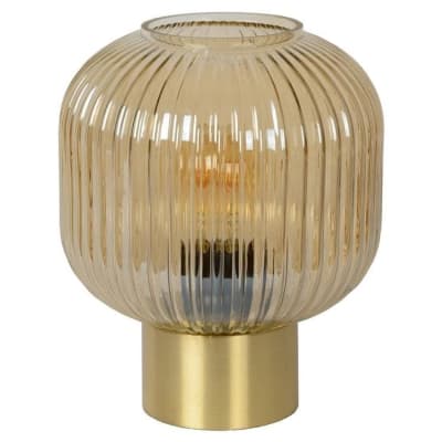 Lampe à poser h24.5cm orange