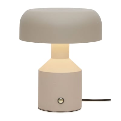 Lampe de table métal gris ø25cm