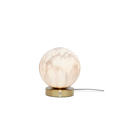 Lampe de table verre couleur doré ø16cm