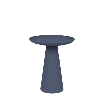 Table d'appoint ronde en aluminium ø34,5cm - bleu