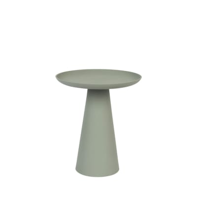 Table d'appoint ronde en aluminium ø39,5cm - vert