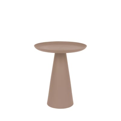 Table d'appoint ronde en aluminium ø34,5cm - rose