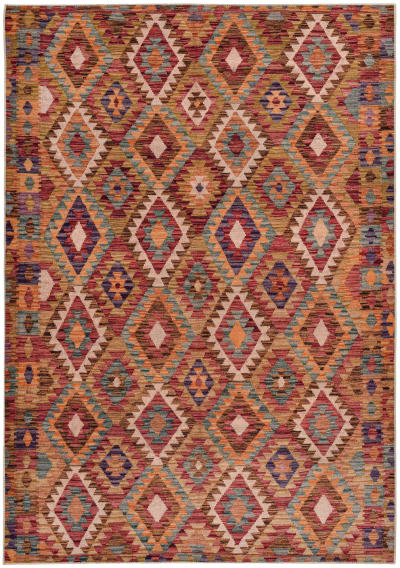 Tapis classique imprimé en polyester - Multicolore 90x160 cm