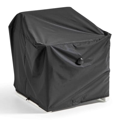 Housse de fauteuil de jardin noire 75 x 75 x 60 cm
