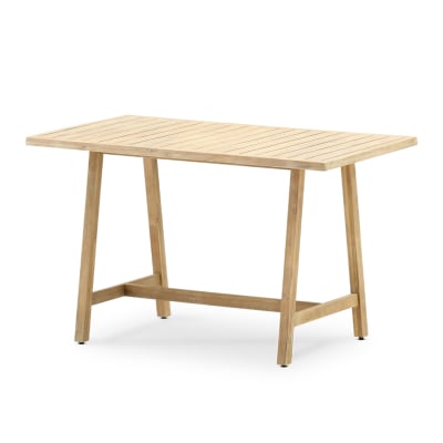 Table haute bar en bois d'acacia