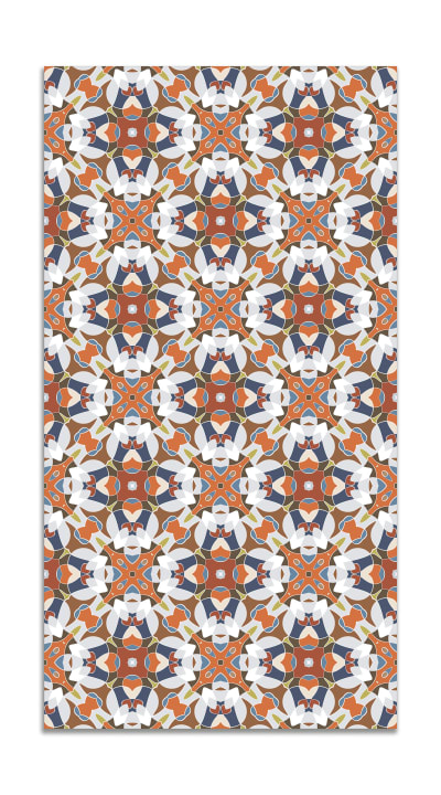 Tapis vinyle tuile modèle oriental original 120x170cm