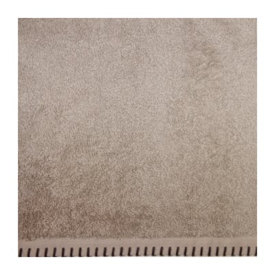 Serviette eponge en coton beige 70x140