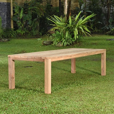 Table en teck recyclé 300 x 110 cm